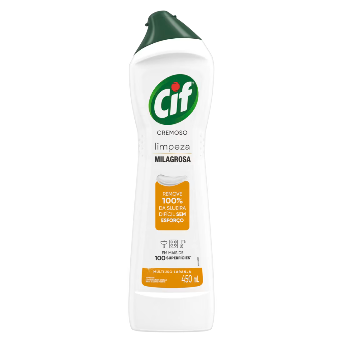 COMPRE 3, LEVE 6 - Kit Limpador Multiuso Cif Cremoso Limpeza Milagrosa 450ml