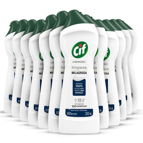 COMPRE 6, LEVE 12 - Kit Limpador Multiuso Cif Cremoso Limpeza Milagrosa 450ml