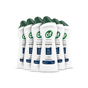 COMPRE 3, LEVE 6 - Kit Limpador Multiuso Cif Cremoso Limpeza Milagrosa 450ml